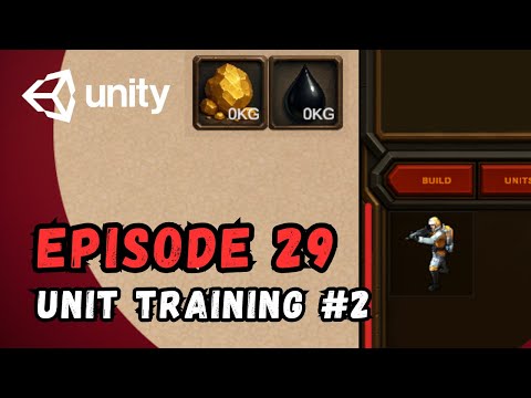 RTS Game Tutorial | Unity | Episode 29 - Unit Training #2