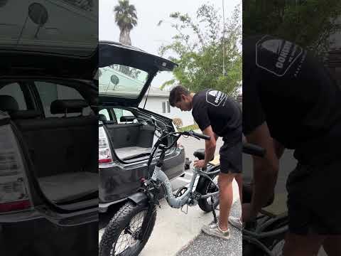 Fit a WHOLE E-Bike in a Prius? Watch This!