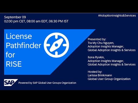 License Pathfinder for RISE I Move to Cloud ERP I 25.09.09