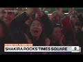 Shakira rocks Times Square in surprise performance  - 01:27 min - News - Video