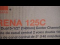 JBL ARENA 125C UNBOXING - CENTER CHANNEL