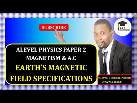 008 – ALEVEL PHYSICS PAPER 2 | MAGNETISM & AC | SPECIFICATIONS OF THE EARTH’S MAGNETIC FIELD | 510/2