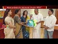 Khushbu, Suhasini and Lissy Hands over Rs 40 Lakhs Cheque to Kerala CM
