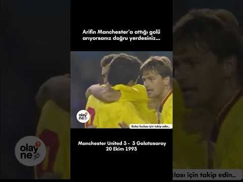 Arifin Manchester'a attığı gol... #viral #galatasaray #youtubeshorts #futbol #football #youtube
