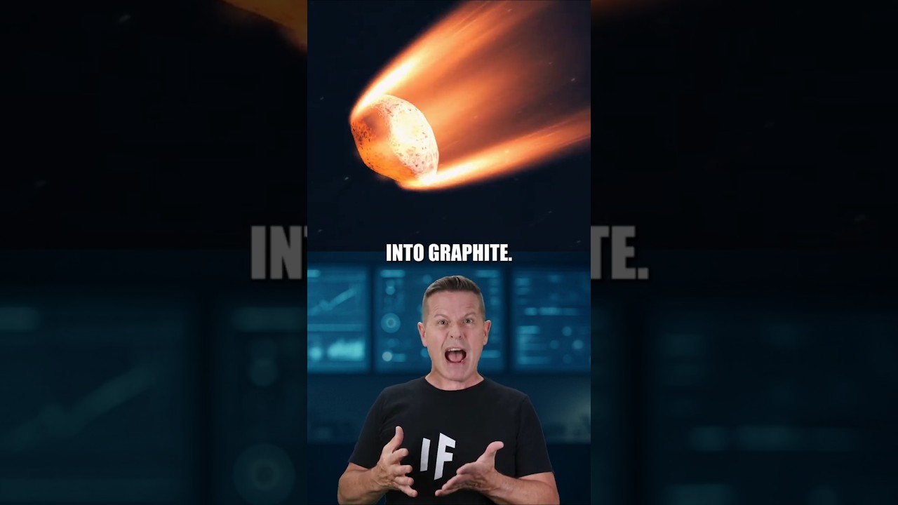 What Would Happen If a Marshmallow Hit the Earth at the Speed of Light? #Speed #Space #Shorts