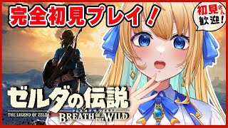 【ゼルダの伝説ブレス オブ ザ ワイルド】完全初見！研究所を訪ねて伝説への第一歩！！【ハーネル・グウテン/VTuber】