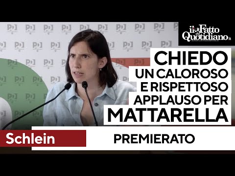 Premierato, Schlein alla direzione Pd: "Chiedo caloroso e rispettoso applauso per Mattarella"