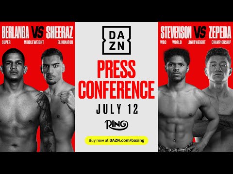 Shakur Stevenson Vs William Zepeda & Edgar Berlanga Vs Hamzah Sheeraz | *Live* Press Conference