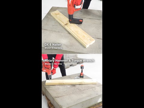#shorts #Hilti DX 6 vs Rotary Hammer & Torque Wrench