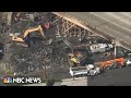 Gov. Newsom says stretch of L.A. freeway damaged in fire won’t be demolished