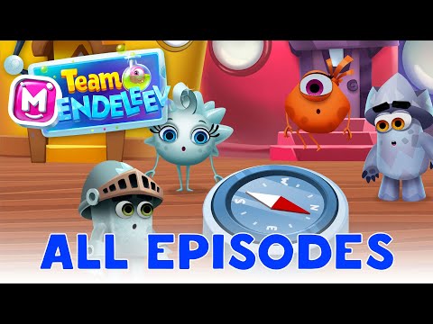 Team Mendeleev: Episodes 1-10 🆕   Educational Cartoons for kids 🆕  Compilation