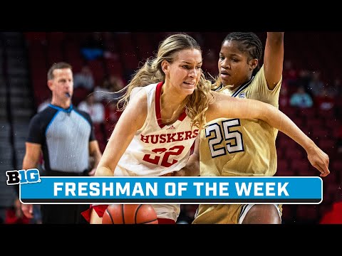 Natalie Potts Highlights | B1G Women's Basketball Freshman Of The Week ...