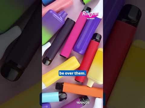 Researchers say there has been a 'shift away' from disposable vapes  #itvnews #health