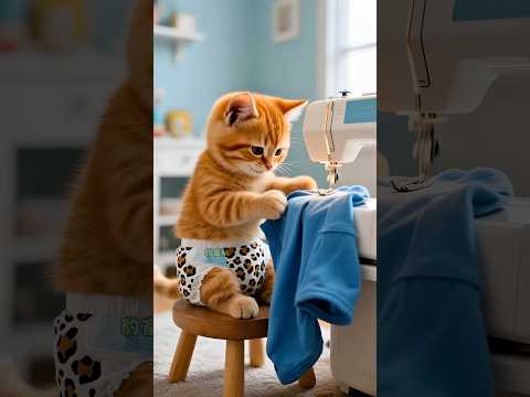 বাবার জন্মদিনের জামা বানালাম😱 #shorts #catstory #cat