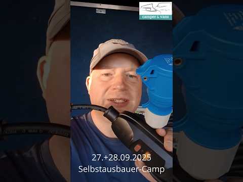 Wir sind dabei:  Selbstausbauer-Camp der Messe Camper&Vans Fulda #camping #vortrag