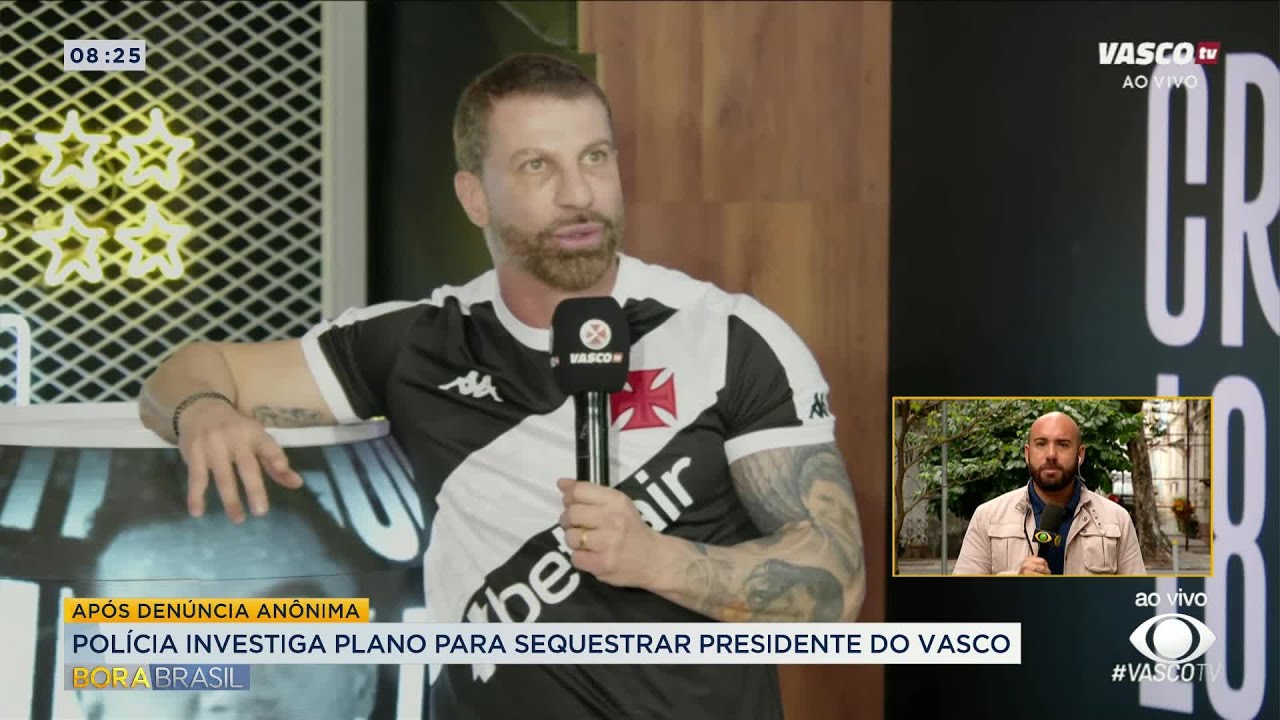 Polícia investiga plano para sequestrar Pedrinho presidente do Vasco
