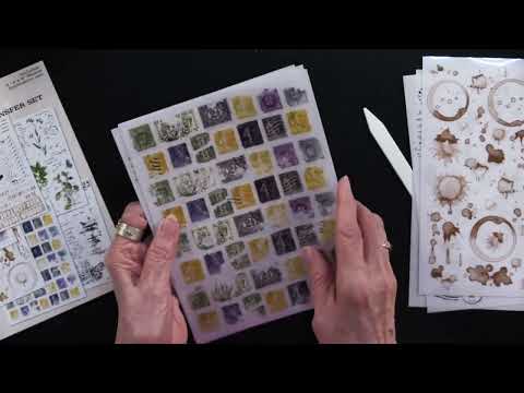 Curator Botanical Postage Stamp Washi Tape