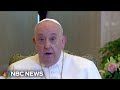 Pope Francis being treated for lung inflammation