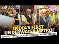 Special moments on board India's first underwater Kolkata metro!