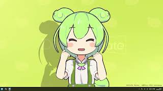 【✨画面紹介🎥】Desktop MateでずんだもんがPCに！？💻🌱動く姿をチラ見せ！