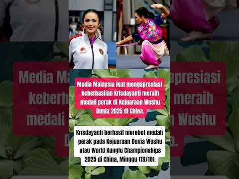 Krisdayanti Berhasil Meraih Medali Perak Di kejuaraan Wushu di China #beritaartis #trendingshorts