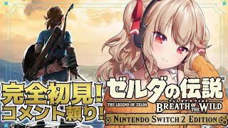 【ゼルダの伝説 ブレス オブ ザ ワイルド 】シリーズ完全初見！コメント頼りの初心者ゼルダ！！【 木漏日わんこ/Vtuber 】