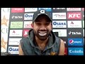 Rizwan speaks to media on day-one of Karachi Test match against Australia