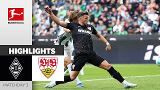 Demirovic Scores Twice! | Borussia M’gladbach — VfB Stuttgart 1-3 | Highlights | MD 3 – Bundesliga