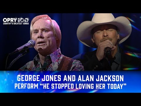 George Jones & Alan Jackson - "He Stopped Loving Her Today" | Opry 100 Greatest Songs