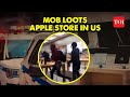Watch: Over 100 masked teens loot Apple store after iPhone 15 launch in US