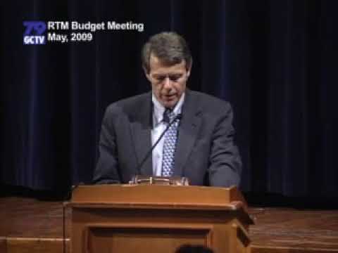 Representative Town Meeting, May, 2009