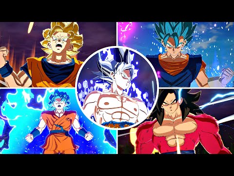 Dragon Ball Sparking Zero – All Goku TRANSFORMATIONS & FUSIONS (PS5) 4K 60FPS