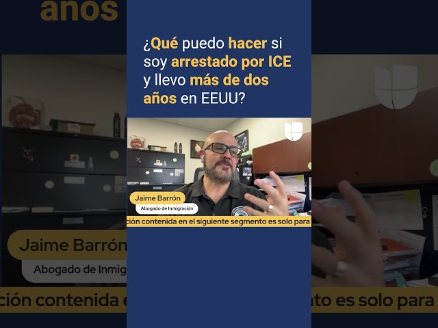¿Qué puedo hacer si ICE me arresta y llevo más de dos años en EEUU?