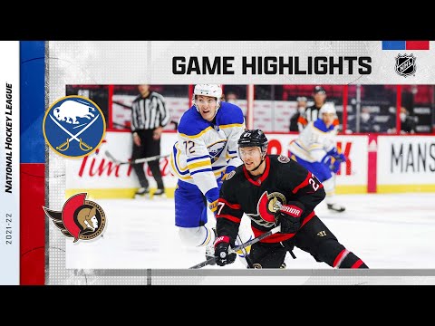 Sabres @ Senators 1/25/22 | NHL Highlights