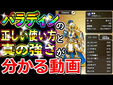 ドラクエウォーク パラディンの“正しい使い方”と“真の強さ”が分かる動画【DQW実況】