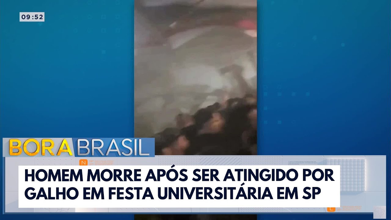 Homem morre após ser atingido por galho em festa universitária em SP