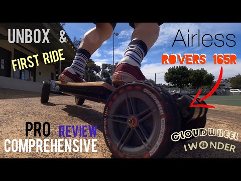 CLOUDWHEEL Rovers 165R Airless All Terrain Tyres - Unbox & First Ride Comprehensive Pro Review V191