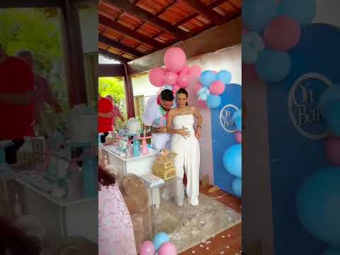 Caio ou Alice? Assim foi a revelação do baby do Bastião du Goiás
