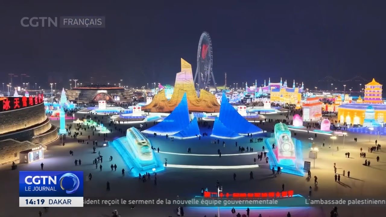 Festival de glace et de neige de Harbin : le nombre de voyageurs explose