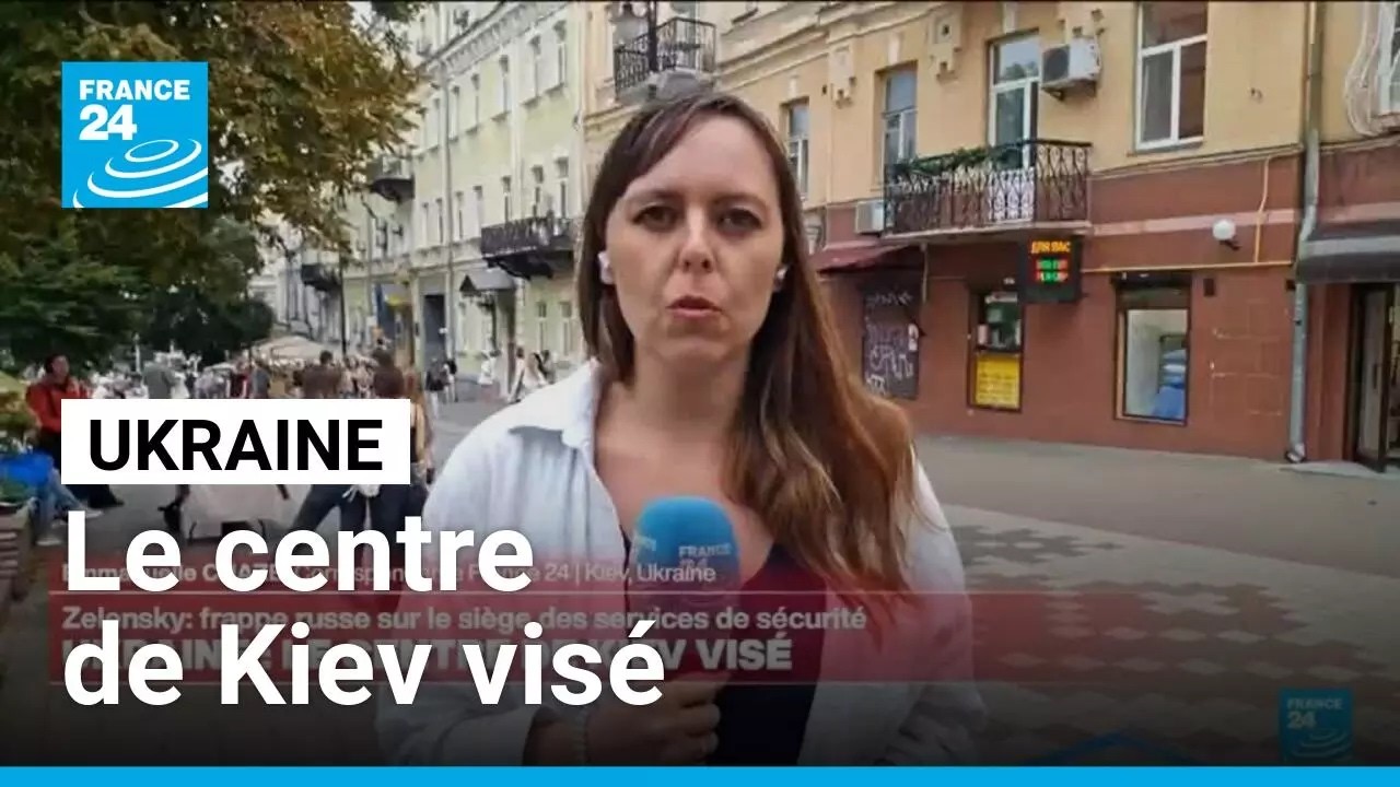 Ukraine : un drone russe frappe les services de sécurité, son chef visé selon Kiev • FRANCE 24