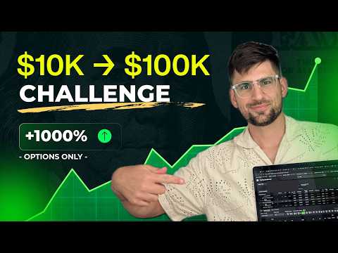 ⚡Turning $10,000 Into $100,000 With Options Challenge (Just Copy Me)