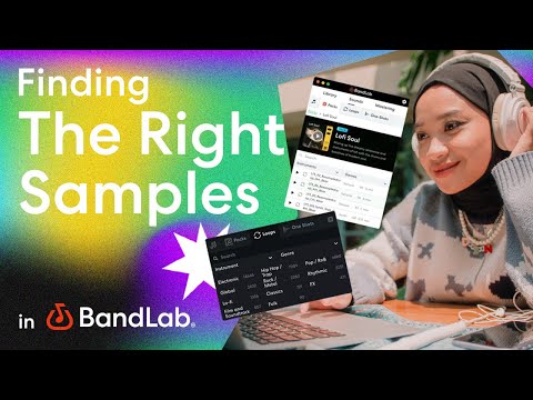 Finding the right samples to use with BandLab Sounds and free web Studio (BandLab Tutorial)