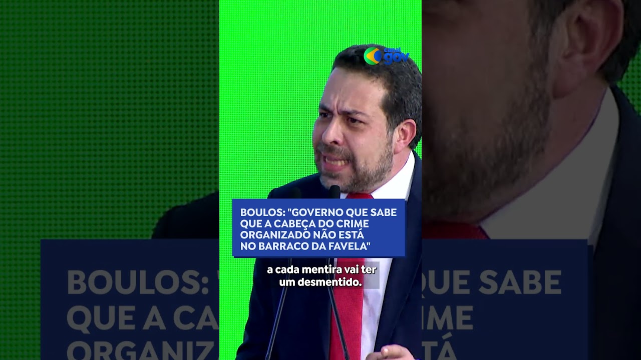 Cabeça do crime organizado não está em um barraco na favela destaca Boulos em cerimônia de posse