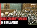 Huge Security Breach In Parliament: Man Jumps Into Lok Sabha From Gallery