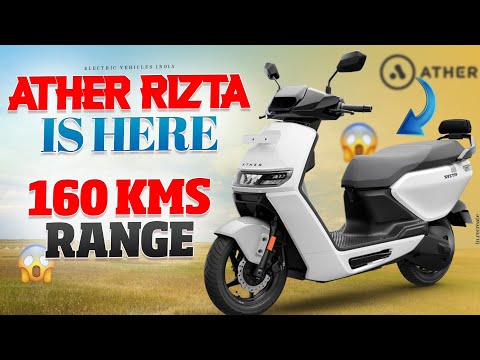 Ather Rizta is Here🤩 | 160 Kms Range | 5 Years Battery Warranty | Electric Vehicles India