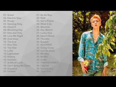 รวมเพลง EXO เพลงเร็ว จังหวะสนุกๆ_EXO's songs playlist for exercise/do housework
