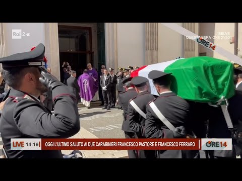 In centinaia ai funerali di Francesco Pastore e Francesco Ferraro - Ore 14 del 09/04/2024