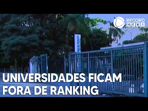 Universidades brasileiras ficam fora das 100 melhores