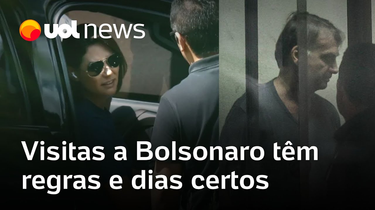 Visitas a Bolsonaro na prisão da PF precisam seguir regras estabelecidas pela PF; entenda