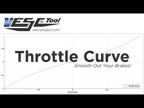 Adjust Throttle Curve On Vesc Tool - DIY Electric Skateboard